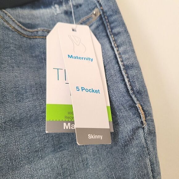 Time And Tru Maternity Skinny Jeans XS - Picture 6 of 8